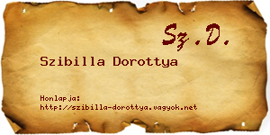 Szibilla Dorottya névjegykártya